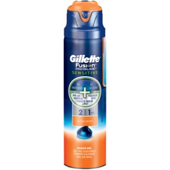 Gillette Fusion Proglide Sensitive gel pentru bărbierit 2 in 1