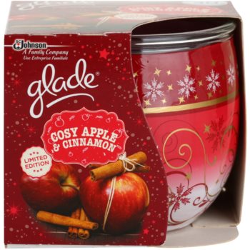 Glade Cosy Apple & Cinnamon lumanari parfumate 120 g