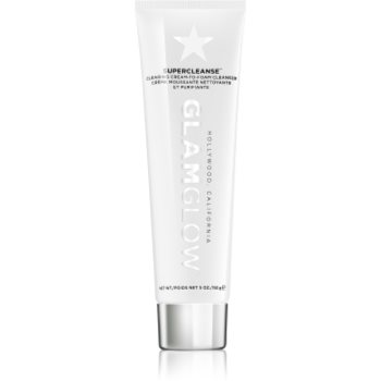 Glam glow supercleanse spuma demachianta cu o textura cremoasa