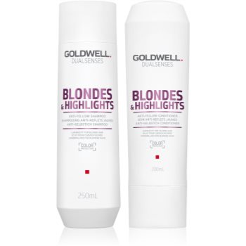 Goldwell Dualsenses Blondes & Highlights set de cosmetice (neutralizeaza tonurile de galben)