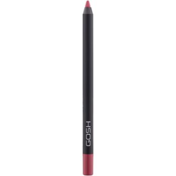 Gosh Velvet Touch voděodolná tužka na rty odstín 002 Antique Rose 1,2 g