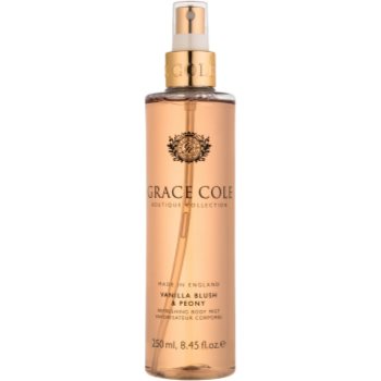 

Grace Cole Boutique Vanilla Blush & Peony освіжаючий спрей для тіла 250 мл
