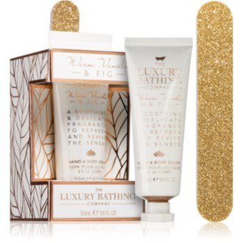 Grace Cole Luxury Bathing Warm Vanilla & Fig set cadou (pentru maini si unghii)