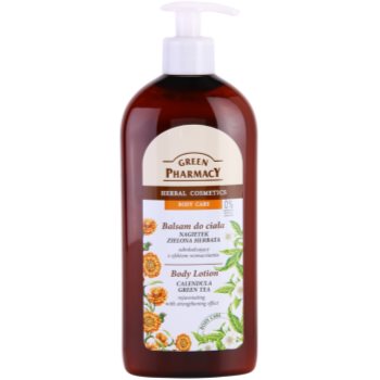 Green pharmacy body care calendula & green tea lotiune de corp cu efect de intinerire si fermitate