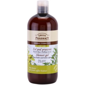 Green pharmacy body care shea butter & green coffee gel de dus