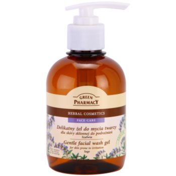 Green pharmacy face care sage gel de curățare delicat pentru pielea predispusa la iritatii