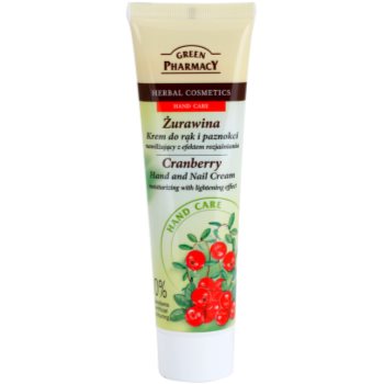 Green pharmacy hand care cranberry crema nutritiva de maini si unghii cu efect lucios
