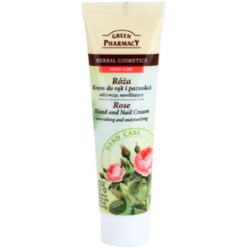Green pharmacy hand care rose crema hidratanta si nutritiva pentru maini si unghii