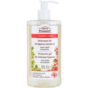 Green Pharmacy Pharma Care Oak Bark Cranberry gel protector pentru igiena intima poza