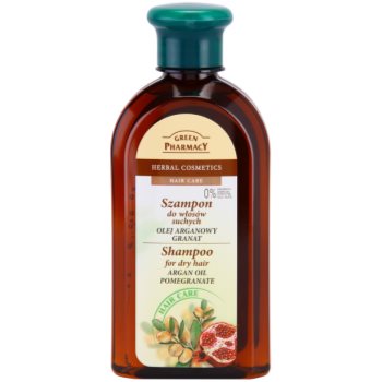 Green Pharmacy Hair Care Argan Oil & Pomegranate șampon pentru par uscat