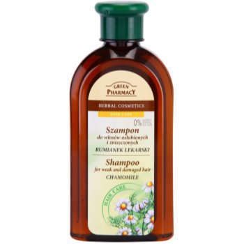 Green pharmacy hair care chamomile sampon pentru par deteriorat si slab