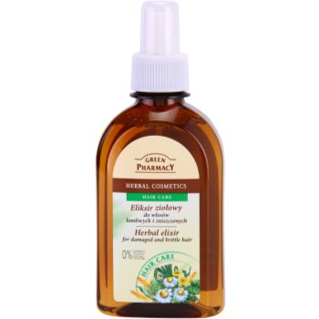 Green pharmacy hair care elixir pe baza de plante pentru parul deteriorat si casant