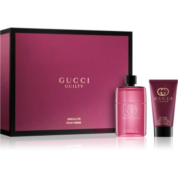 

Gucci Guilty Absolute Pour Femme подарунковий набір II. Парфуми 50 ml + Молочко для тіла 50 ml