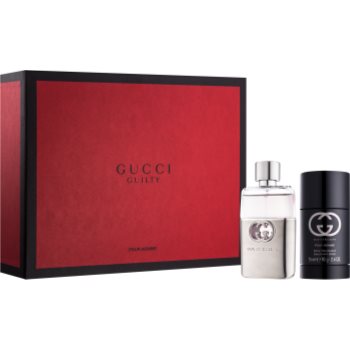 

Gucci Guilty Pour Homme подарунковий набір XI. Туалетна вода 50 ml + дезодорант-стік 75 ml