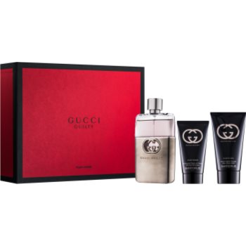 

Gucci Guilty Pour Homme подарунковий набір VІ Туалетна вода 90 ml + Бальзам після гоління 75 ml + Гель для душу 50 ml