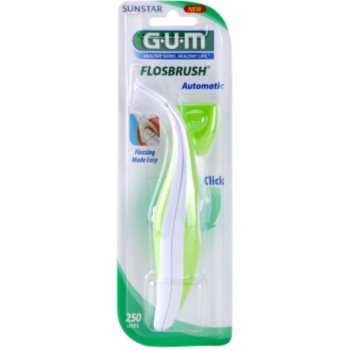 G.u.m flosbrush automatic suport automatic pentru ata dentara