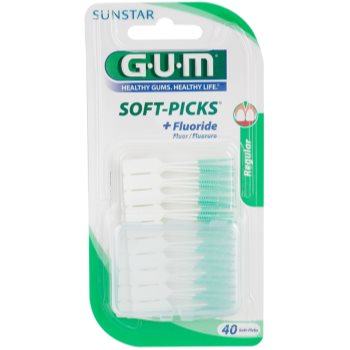 G.u.m soft-picks +fluoride scobitoare regular