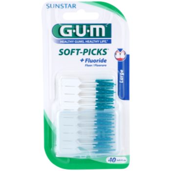 G.u.m soft-picks +fluoride scobitoare mare