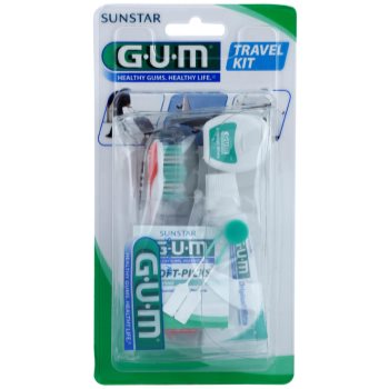 G.U.M Travel Kit set pentru îngrijirea dentară I.