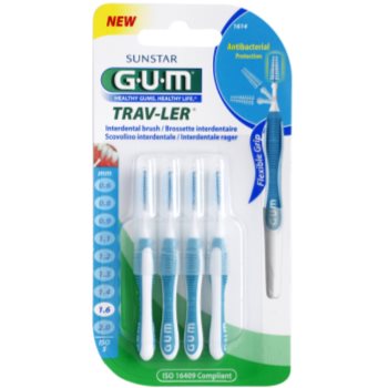 G.u.m trav-ler periuta de dinti interdentara 4 bucati