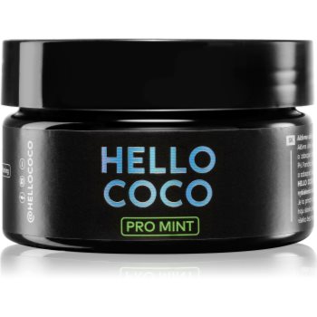 Hello Coco PRO Mint cãrbune activ pentru albirea din?ilor poza