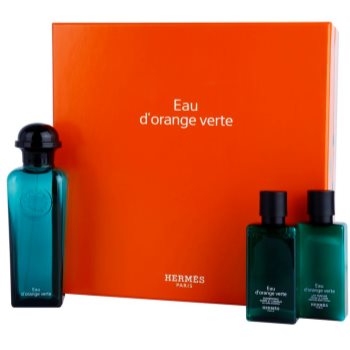 

Hermès Eau d'Orange Verte подарунковий набір III Одиколон 100 ml + Молочко для тіла 40 ml + Шампунь 40 ml