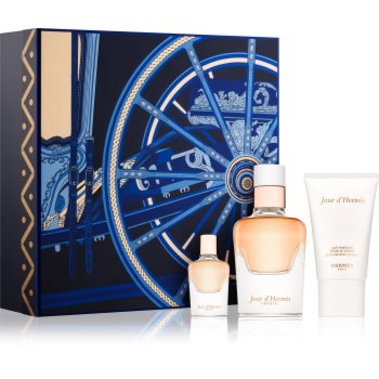 

Hermès Jour d'Hermès Absolu подарунковий набір ІІ Парфумована вода 50 ml + Парфумована вода 7,5 ml + Молочко для тіла 30 ml