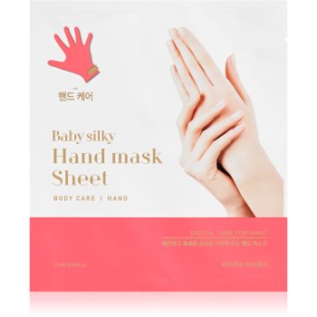 Holika holika baby silky hand manusi pentru tratament