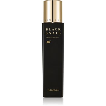 Holika holika prime youth black snail emulsie hidratantă restauratoare extract de melc