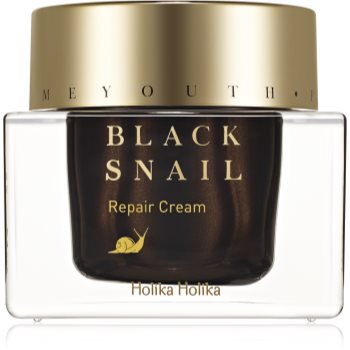 Holika holika prime youth black snail crema nutritiva pentru reparare extract de melc