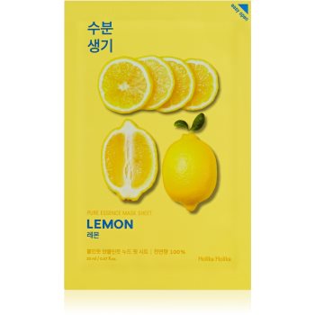 Holika holika pure essence lemon masca de celule cu efect balsamic si revigorant cu vitamina c