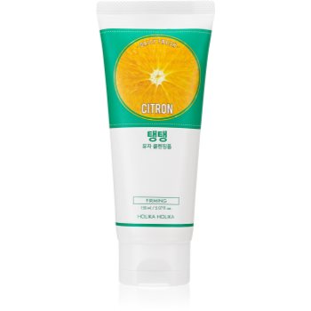 Holika holika daily fresh citron spuma exfolianta pentru curatare pentru ten gras si mixt