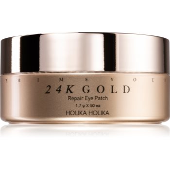 Holika holika prime youth 24k gold masca hidrogel pentru ochi cu aur de 24 de karate