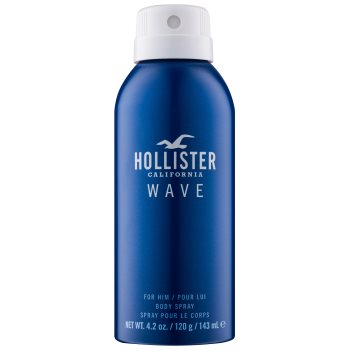 Hollister wave spray pentru corp pentru bărbați