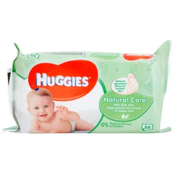 Huggies natural care servetele pentru curatare cu aloe vera