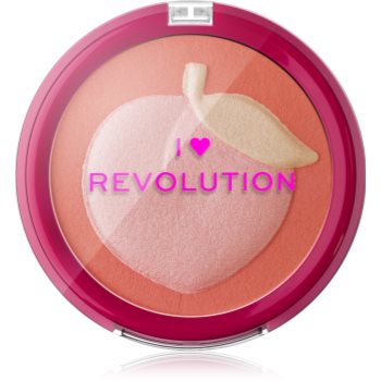 I heart revolution fruity blusher peach fard de obraz compact