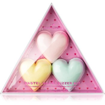 I heart revolution fizzer kit pastel heart set de cosmetice (pentru baie) pentru femei