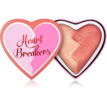 I heart revolution heartbreakers blush cu efect iluminator