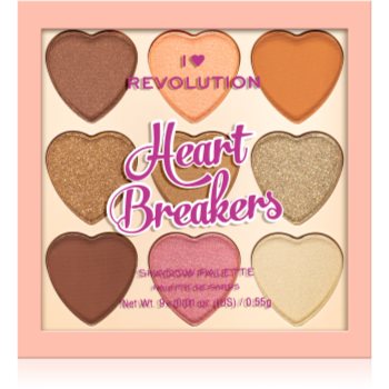 I heart revolution heartbreakers paletă cu farduri de ochi