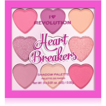 I Heart Revolution Heartbreakers paletã cu farduri de ochi imagine