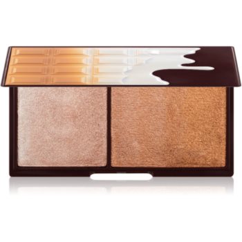I heart revolution mini chocolate bronze and shimmer paleta bronzare si stralucire