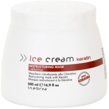 Fotografie Inebrya Keratin revitalizační maska s keratinem 500 ml