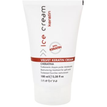 Inebrya keratin crema de par restructuranta pentru varfuri despicate
