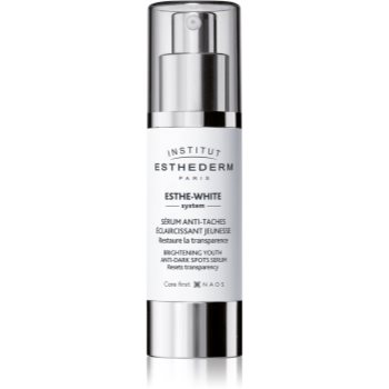 Institut esthederm esthe white brightening youth anti-dark spots serum er de albire intensiva pentru un aspect unitar al pielii