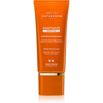 Institut esthederm adaptasun sensitive protective face care crema protectoare pentru fata protectie medie impotriva razelor uv