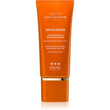 Institut esthederm bronz repair protective anti-wrinkle and firming face care cremă facială antirid pentru fermitate cu o protectie uv ridicata