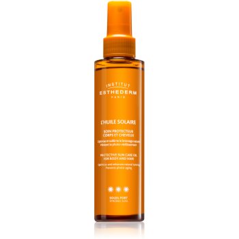 Institut esthederm sun care ulei cu protectie solara pentru piele si par cu o protectie uv ridicata