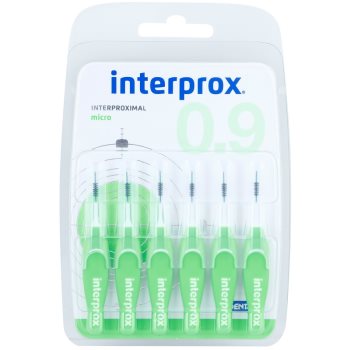 

Interprox 4G Micro гнучкі міжзубні щітки 6 штук 0,9 (0,56 mm/2,4 mm)