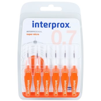 

Interprox 4G Super Micro гнучкі міжзубні щітки 6 штук 0,7 (0,5 mm/2 mm)