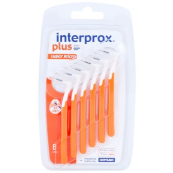 

Interprox Plus 90° Super Micro міжзубні щіточки 6 штук 0,7 ISO 1 (0,50 mm/2 mm)